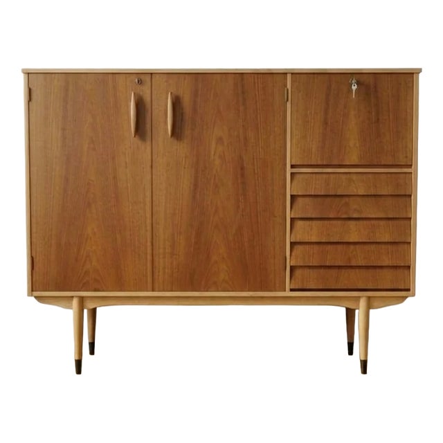 Vintage Swedish Sideboard by Nils Jonsson, 1950s For Sale
