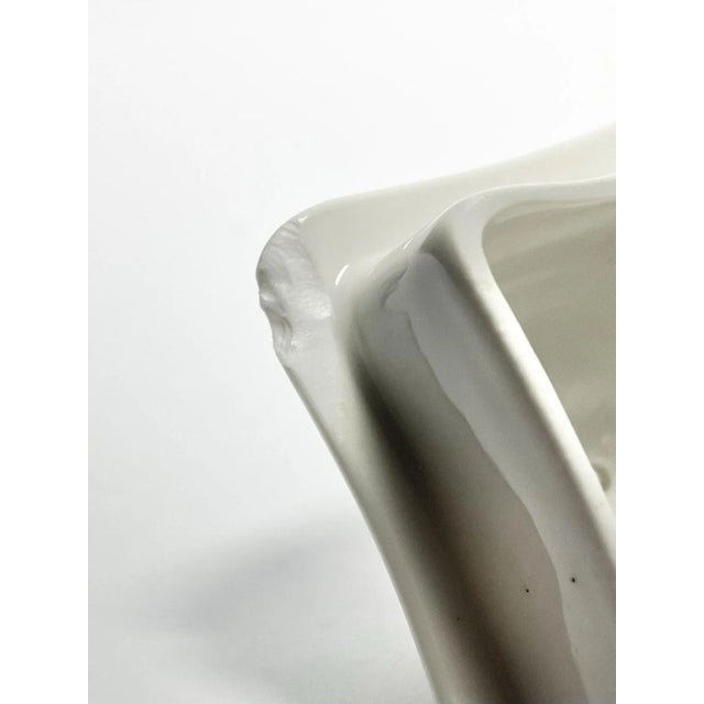 1930s Haviland Limoges Sepia Brown Rose Porcelain Coffee or Teapot For Sale - Image 9 of 10