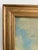 Textile Vintage Signed Sailing Ship Seascape Oil Painting For Sale - Image 7 of 13