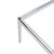 Late 20th Century Vintage Square Glass and Chrome Coffee Table by Knoll International, 1970s For Sale - Image 5 of 7