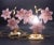 Set of 2 Murano Table Lamps Pink Flower, 1970 For Sale - Image 10 of 12