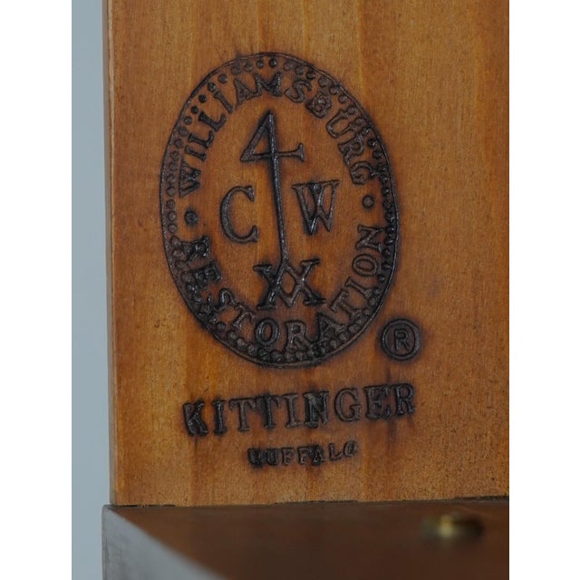 1960s Kittinger Cw-1 Colonial Williamsburg Mahogany Desk For Sale - Image 17 of 18