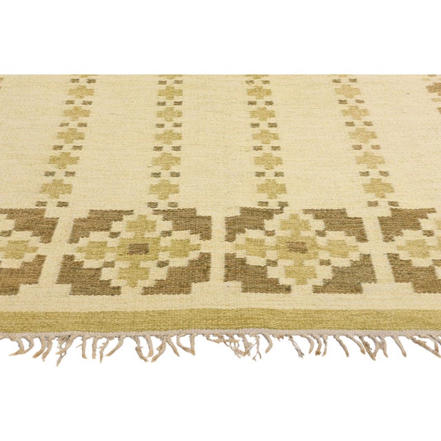 Doris Leslie Blau Vintage Swedish Flat-Weave Rug by Kerstin Persson For Sale In New York - Image 6 of 11