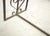 Reclaimed Pine Wood Antique Wrought Iron Side Table For Sale - Image 10 of 10