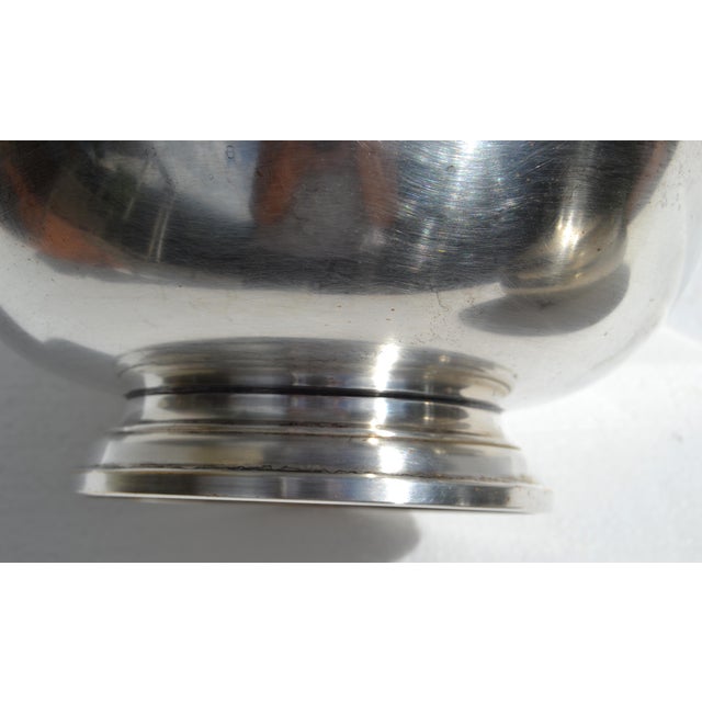 Post 1940s Art Deco Paul Revere Silverplate Bowl W M Rogers Silver Company For Sale - Image 10 of 15