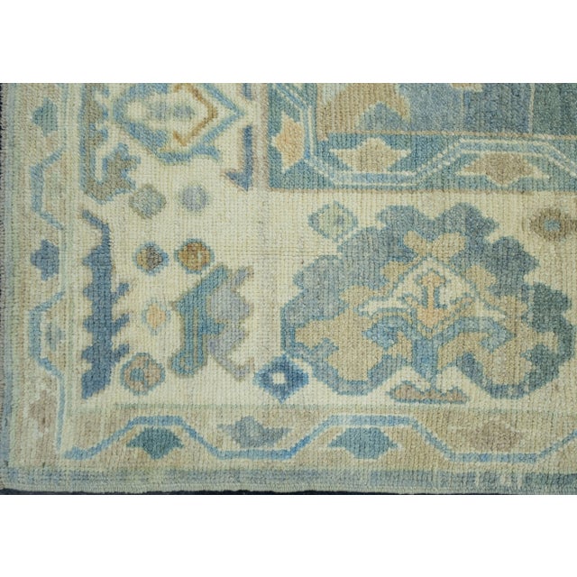 Turkish Oushak Rug 12'6" x 16'10" #18508 For Sale - Image 4 of 8