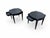 Vintage Weiman Heirloom Hollywood Regency Black End Tables, Pair For Sale In Miami - Image 6 of 8