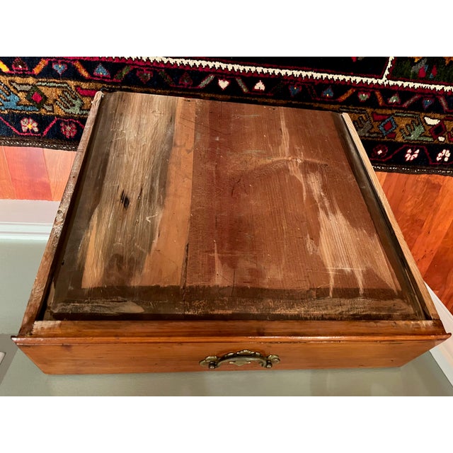 19th Century Pine Step Back Pewter Cupboard For Sale - Image 11 of 12