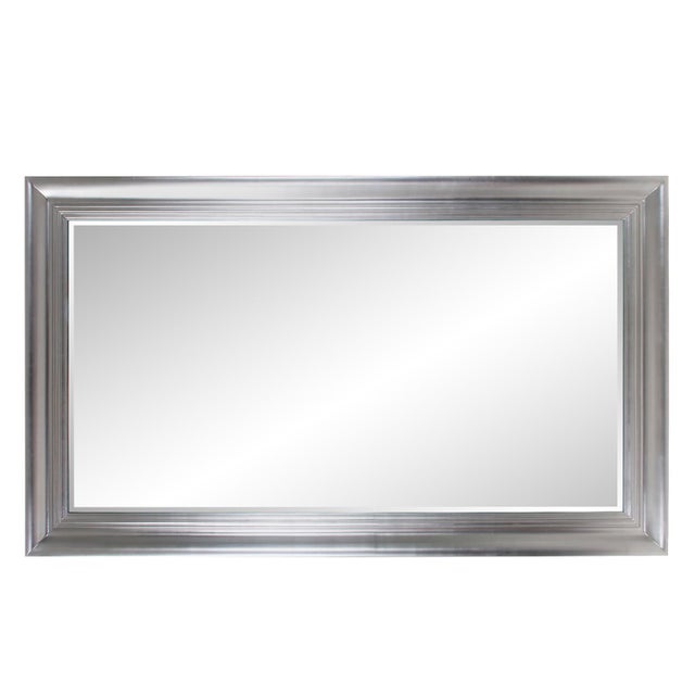 Kenneth Ludwig Chicago Oversized Tierney Silver Leafed Mirror For Sale - Image 4 of 11