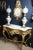 Louis XV Style Golden Console Table For Sale - Image 10 of 13