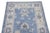 Blue Handwoven Turkish Oushak Rug 3' X 5'3" For Sale - Image 4 of 6