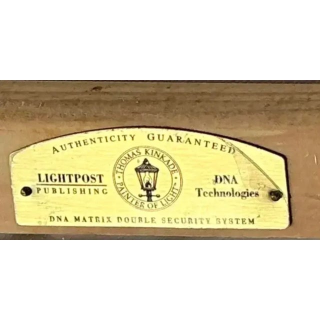 Thomas Kinkade "Carmel, Sunset on Ocean Avenue" on Canvas For Sale - Image 13 of 15