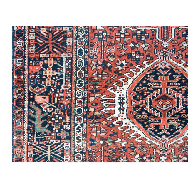Early 20th Century Persian Karaja Rug For Sale - Image 9 of 12