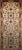 "This elegant vintage Persian Tabriz runner features a refined floral design hand-knotted with a wool pile on a cotton...