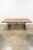 Vintage Wood Top Dining Table With Iron Base For Sale - Image 13 of 15