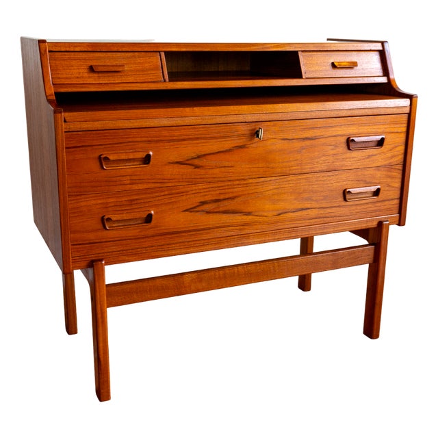 Mid-Century Danish Bureau Desk by Arne Wahl Iversen, 1960s For Sale