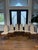 Mid-Century Modern Set of 8 Benny Linden Solid Teak Dining Chairs | Danish Modern | Original Upholstery | 2 Armchairs & 6 Side Chairs For Sale - Image 3 of 13