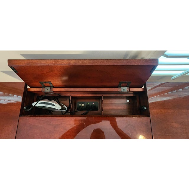 Wood Beautiful Hekman Mahoghany Desk For Sale - Image 7 of 9