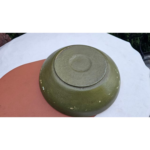 1970s Vintage Painted Wooden Bowl, 1960s For Sale - Image 5 of 6