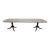 Henkel Harris Mahogany Banded Dining Table For Sale