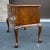Late 20th Century 20th Century Hekman Chippendale Ball and Claw Maple, Walnut & Burl Wood Three Drawer Lowboy For Sale - Image 5 of 11