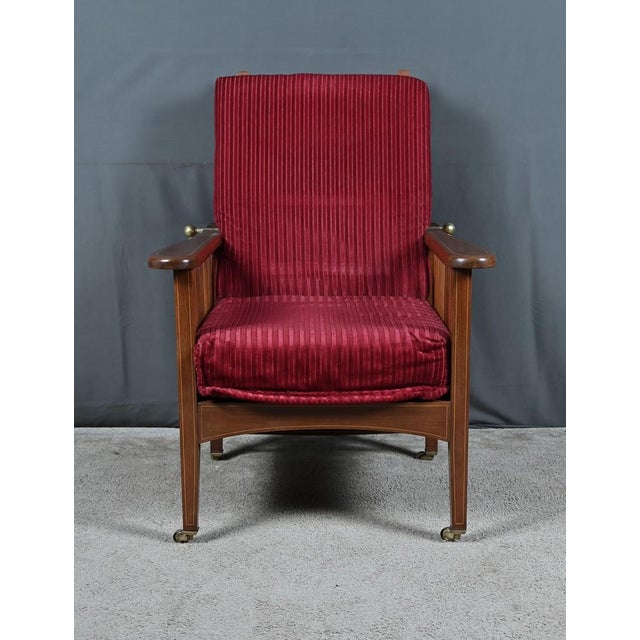 Morris Armchair in Mahogany, 1890s For Sale - Image 11 of 18
