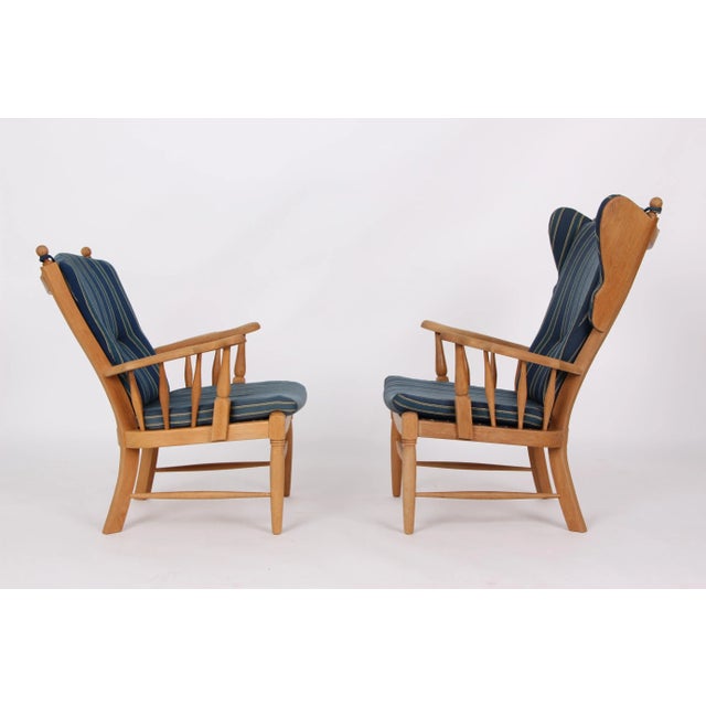 Set of Danish Oak Chairs, 1960s For Sale - Image 10 of 11