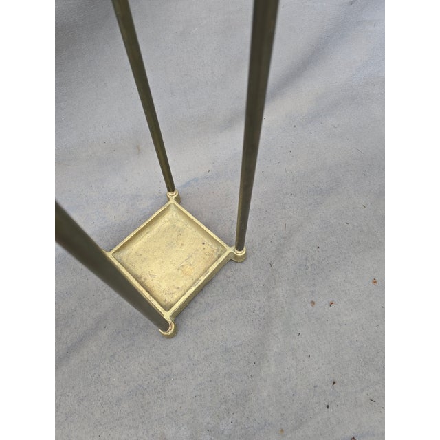 1940s Brass Umbrella Stand For Sale In Los Angeles - Image 6 of 9