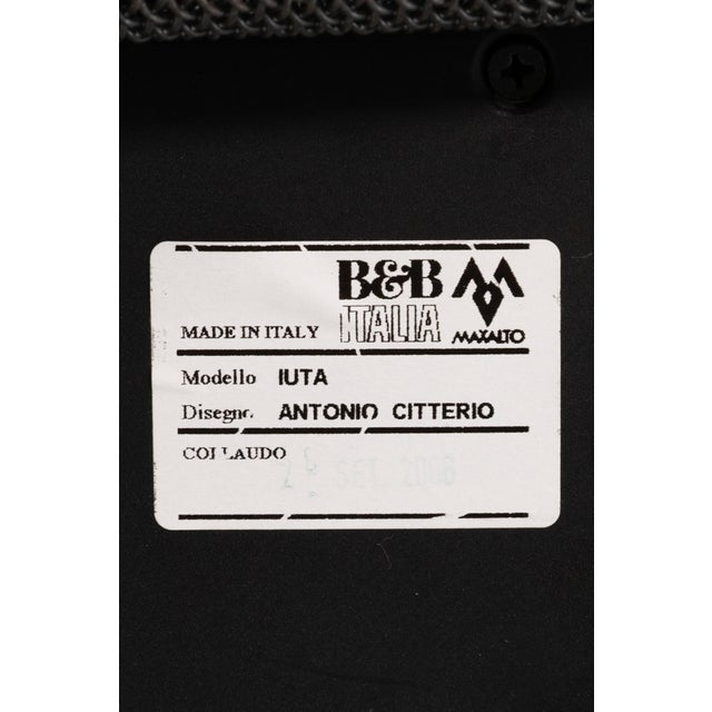 Set of 6 Vintage Antonio Citterio for B&b Italia Iuta Armchairs For Sale In Detroit - Image 6 of 9