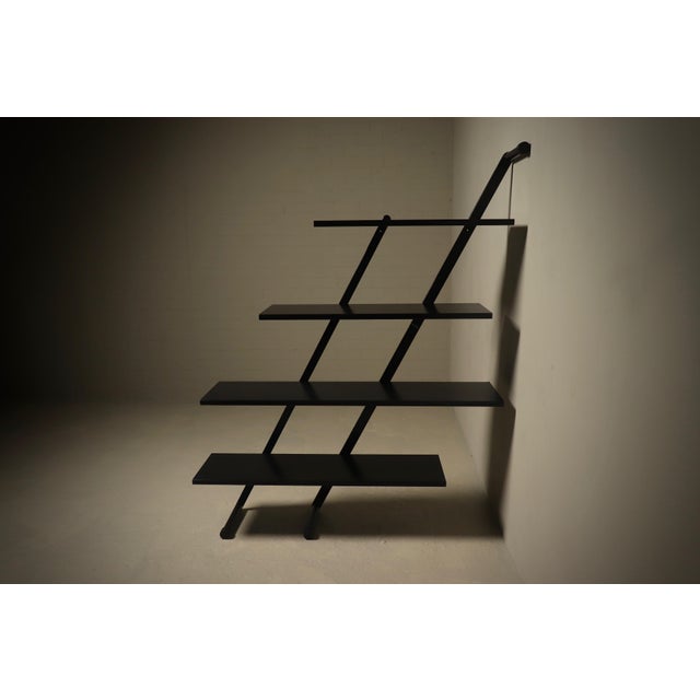 Postmodern freestanding "Diego" shelf produced by Interlübke in Germany during the 1980s. A nice example of high quality...