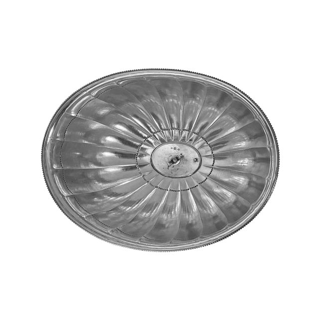 Late 19th Century Antique Victorian English Silverplate Meat Dome Cloche – Thomas Bradbury & Sons, Sheffield, 1872 For Sale - Image 5 of 7