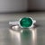 Metal Natural Emerald Diamond Ring 6.5 14k W Gold 2.33 TCW Certified For Sale - Image 7 of 13