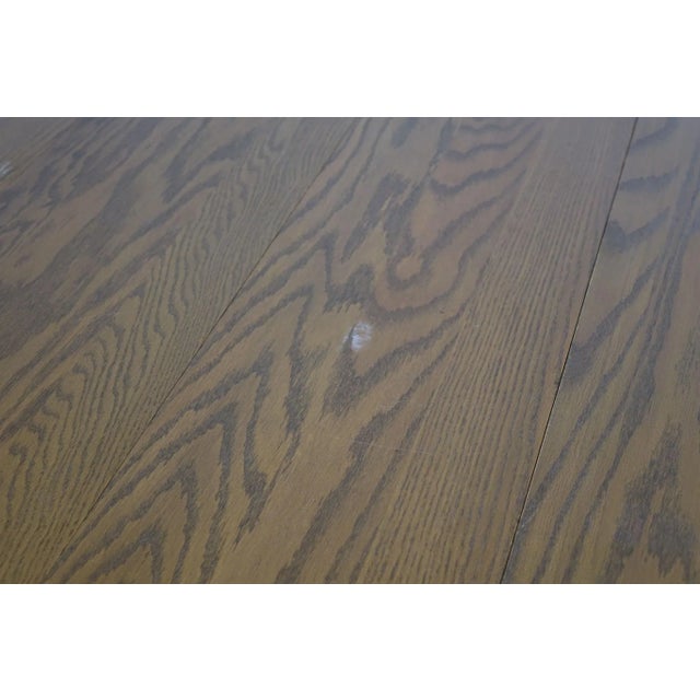 Almond Vintage Expandable Oak Dining Table " Extends Up to 14ft For Sale - Image 8 of 12