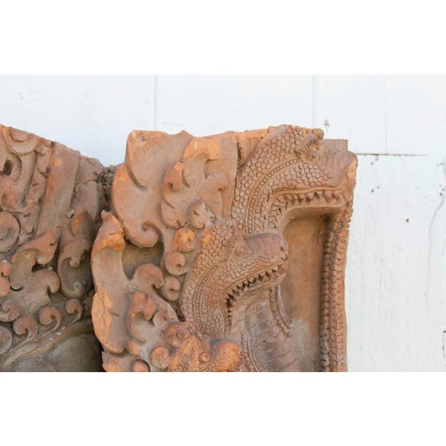 19th Century 19th Century Carved Thai Dragon Temple Carving For Sale - Image 5 of 12
