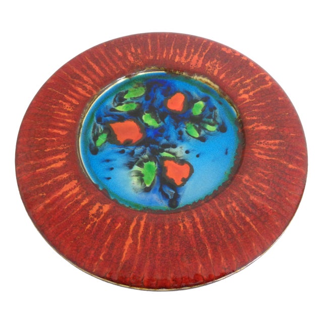 Large Glazed Ceramic Bowl, Germany, 1960s For Sale