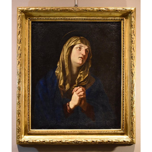 After Guido Reni, Mater Dolorosa Reni, 1650, Oil on Canvas For Sale - Image 15 of 15
