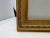 Vintage Italian Red Bole Gold Gilt Wood, Easel Back Picture Frame Under Glass For Sale - Image 12 of 14
