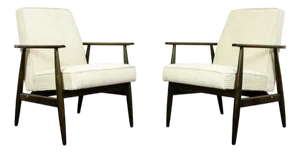Set of Vintage Armchairs by H. Lis, Poland, 1960s