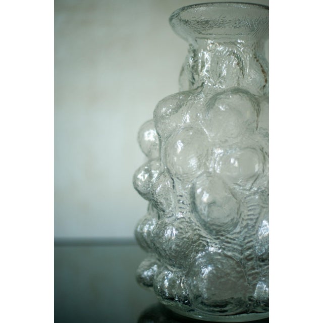 Bubble Glass Vase by Pavel Pánek, 1970s For Sale - Image 3 of 8