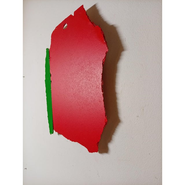 Contemporary Abstract Aerosol on Assembled Masonite (Isorel) "Untitled 123" by Andre Debono For Sale - Image 6 of 7