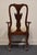 Keller Furniture Solid Cherry Traditional Style Splat Back Dining Arm Chair For Sale In Kansas City - Image 6 of 10