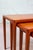 Mid-Century Modern Vintage Danish Bramin Nesting Tables in Teak by H.W. Klein for Bramin, 1960s, Set of 3 For Sale - Image 3 of 15