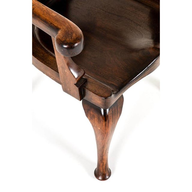 Set of Captains Chairs in Mahogany For Sale - Image 9 of 13