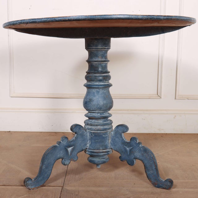 Swedish Painted Lamp Table For Sale - Image 4 of 9