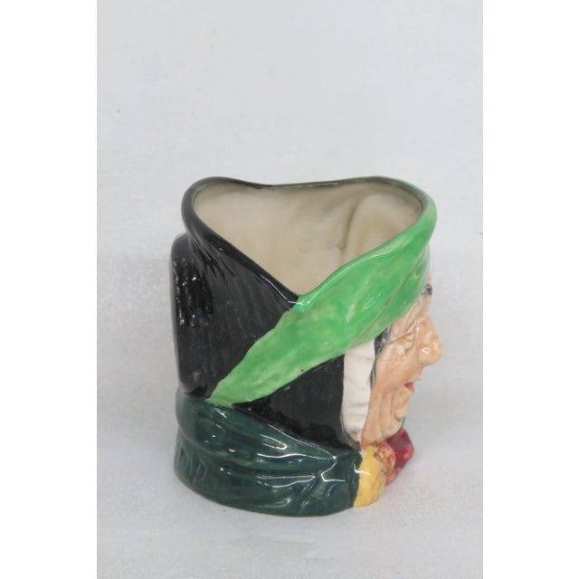 Early 20th Century Royal Doulton Sairey Gamp English Porcelain Small Character Mug For Sale - Image 5 of 9