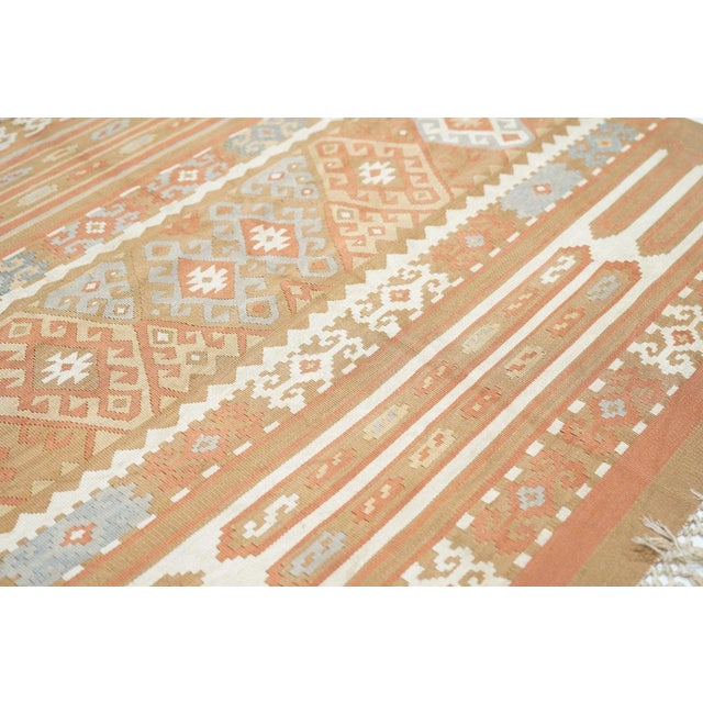 Textile Vintage Kilim Rug 3'0'' x 4'7'' For Sale - Image 7 of 9