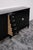 Art Deco Sideboard, 5 Drawers in the Center, Black High-Gloss Lacquer with Metal Emblems, 1930s For Sale - Image 10 of 12