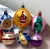 Set of ten (10) vintage mercury glass ornaments. Made in Poland and Germany, as many of their metal caps indicate, they...