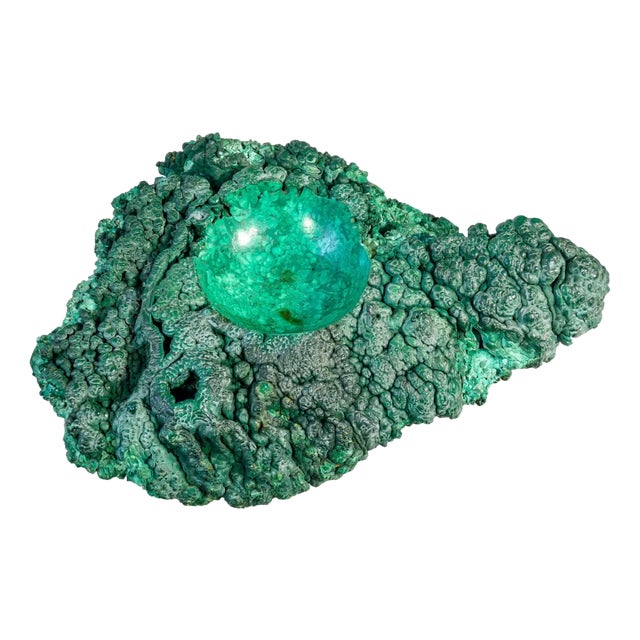 Raw Malachite Sculpture For Sale