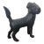 Midcentury Cast Iron Terrier Dog Doorstop For Sale